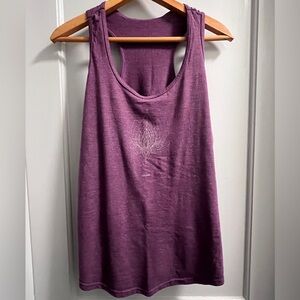 Missoula Mandala Yoga Tank | Chakra Racerback | Purple | M